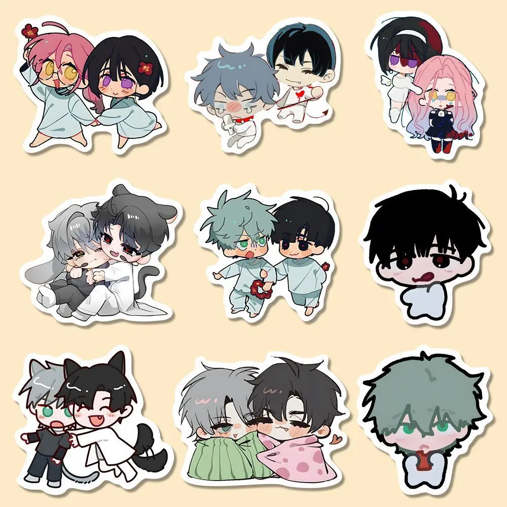 Alien Stage Sticker Anime Waterproof Sticker Cute Student Stationery Children School Supplies Decorative Friend Gift transfer sticker watch dial sticker