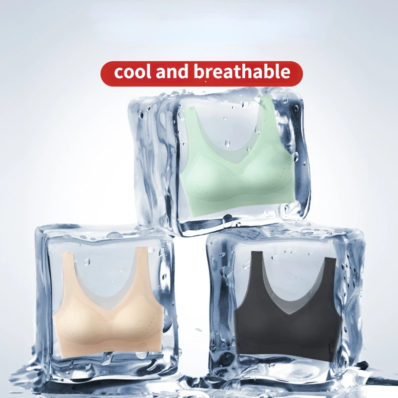 Seamless Ultra-thin Bra Breathable Ice Silk Beauty Back Lingerie