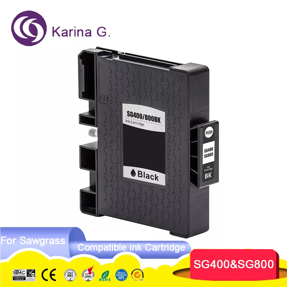 Premium SG 400 SG800 SG400 Premium Color Sublimation Compatible InkJet Ink Cartr