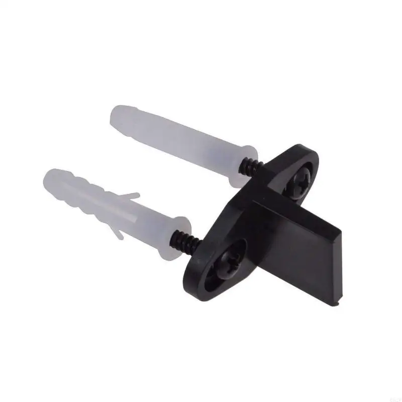 652F 2 Pieces Adjustable Sliding Door Floor Guide Clip Function Anti-swing Sliding Door Barn Hardware Accessories