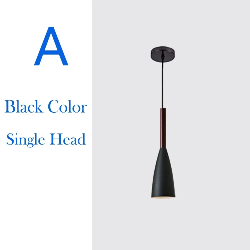 

Modern Nordic Pendant Lights Simple Lamps Multicolor Minimalist Hanging Lamps 3 Heads E27 Edison Bulb for Kitchen Dining Bedroom