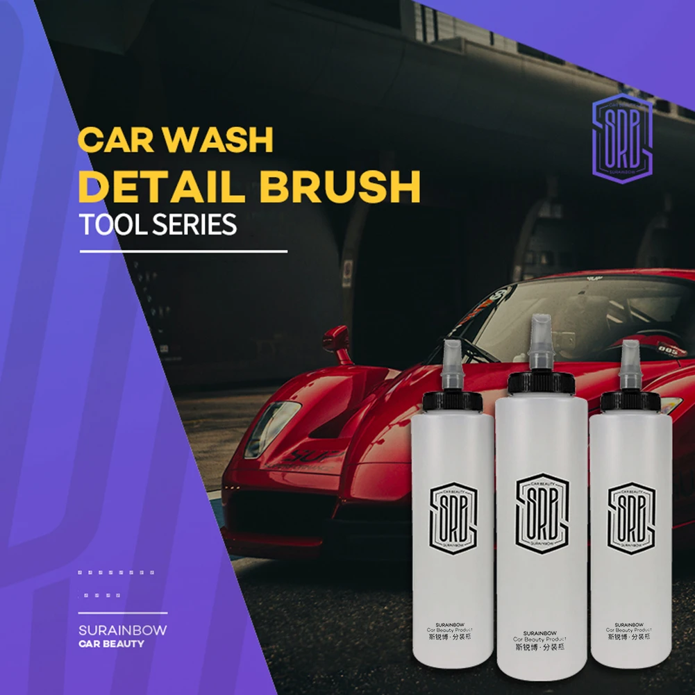 350mL Car Polish Wax Dispenser Bottle Automobile Detailing Waxing Polishing Tool