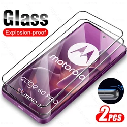 Premium 2-Pack 9D Curved Tempered Glass Screen Protector for Edge 60 Pro 5G (2Pieces)