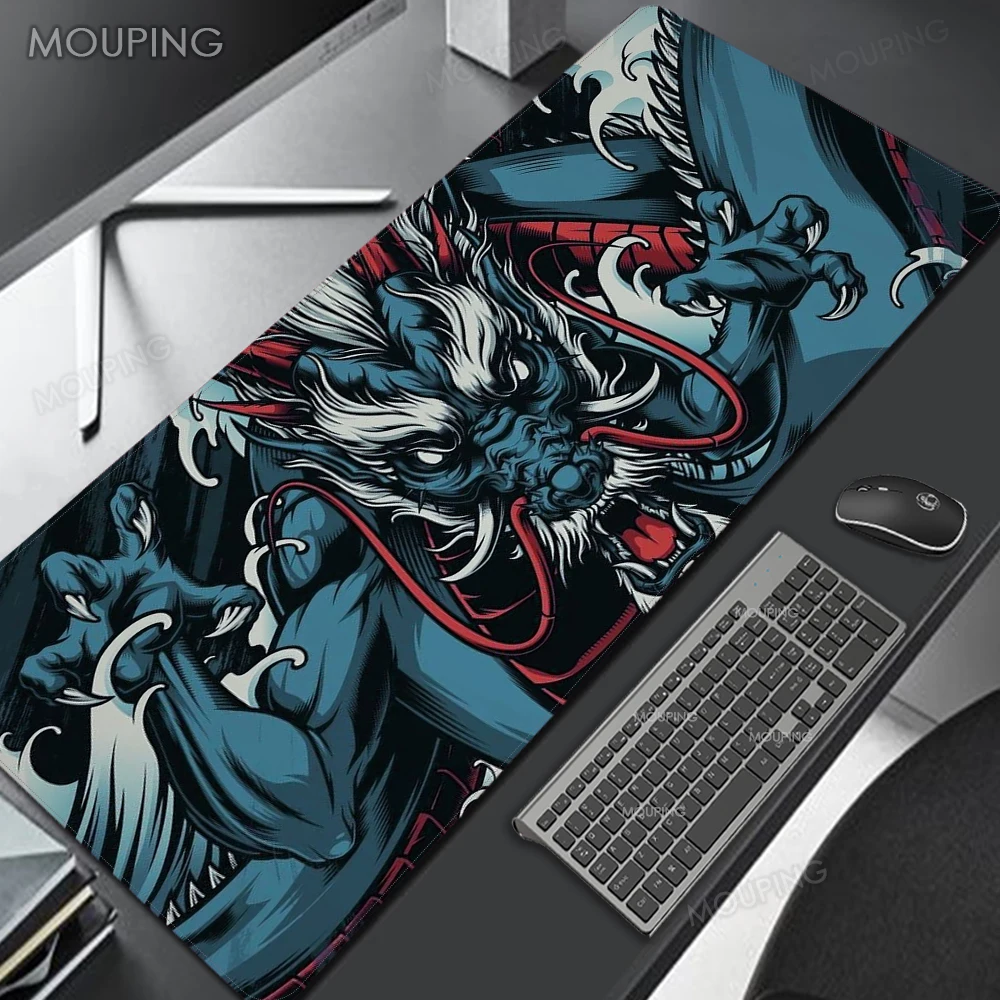 

Dragon Art Mat Mousepad Gamer Mouse Pad Gaming Accessories DeskMat Japan Keyboard Mats 900x400 Mausepad Company Carper Aesthetic