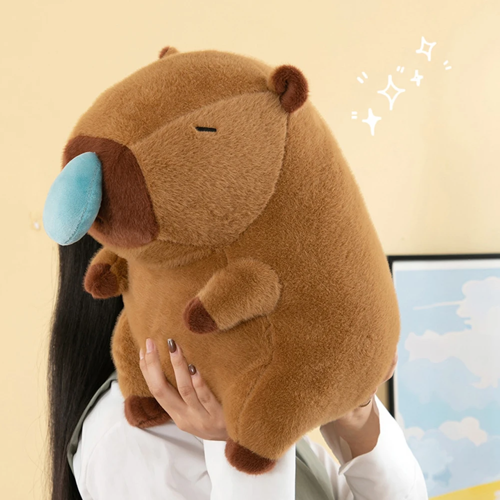

Симпатичные телескопические плюши Snot Capybaras, легкие супер мягкие набивные игрушки, подарок для детей, друзей, семьи