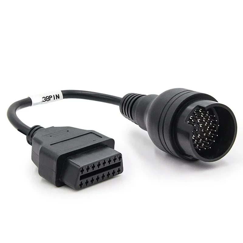 Hot sales OBD2 Cable for IVECO 38Pin Obd 16 Pin Connector Cable 38 PIN Truck Heavy Duty Trucks Diagnostic Extension Cable Plug 3