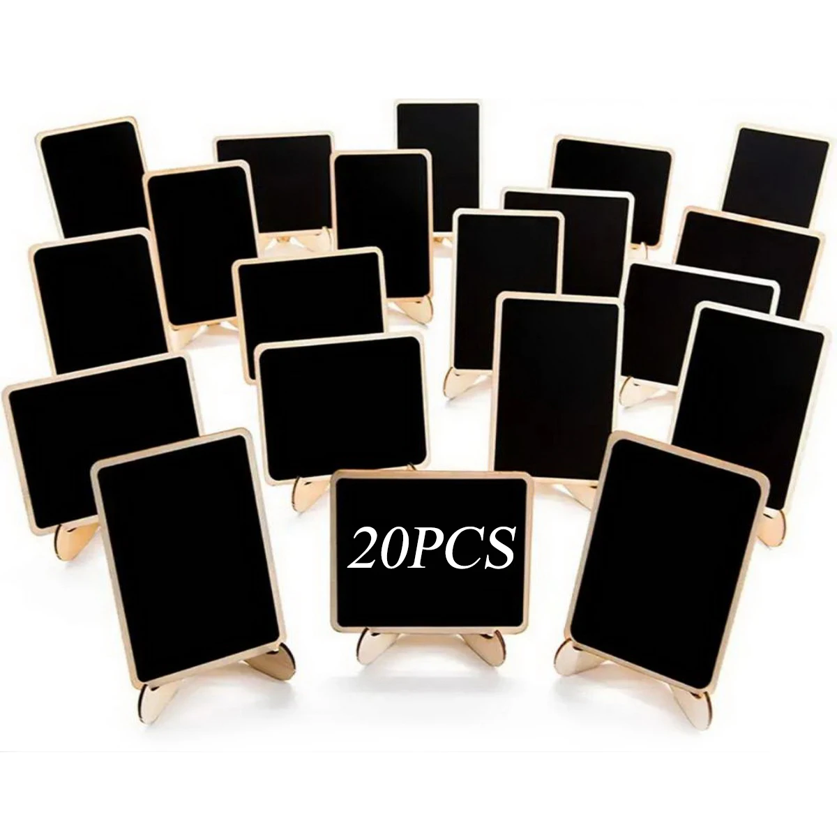 Mini Wooden Blackboard Chalkboard Message Wedding Party Label Table Decor Aesthetic Room Decor Home