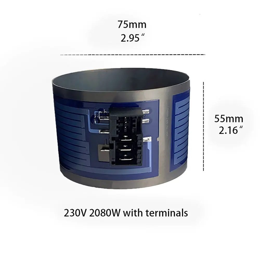 Dishwasher Thick Film Heating Ring for Siemens/Bosch Dishwasher Heating Circulation Pump and Water Pump Ring Replace