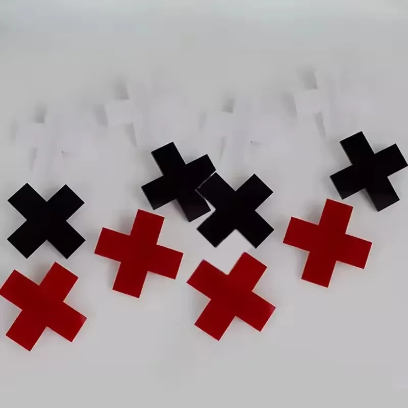 Y2K Anime Mädchen Rotes Kreuz Haarspangen für Frauen Mädchen Haaraccessoires Hip-Hop Punk Haarklammern Haarnadeln Coole Einzigartige Haarbekleidung – Detail 4