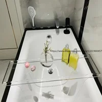Nordic อะคริลิคถาดอ่างอาบน้ํา,ผู้ถือสปา,โต๊ะอาบน้ํา,ห้องน้ํา Organizer,Bandeja Bath Tub อุปกรณ์เสริม 3