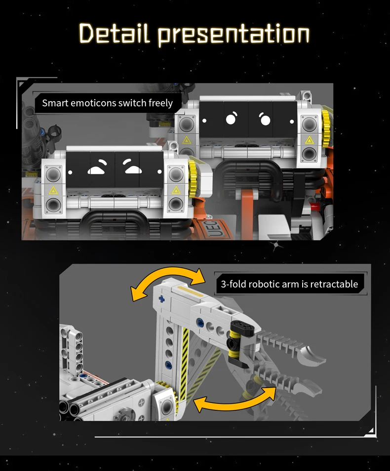 Technical Intelligent Robot Dog Forklift Loader Door frame APP Remote Control Building Blocks Bricks Programming Gift Set