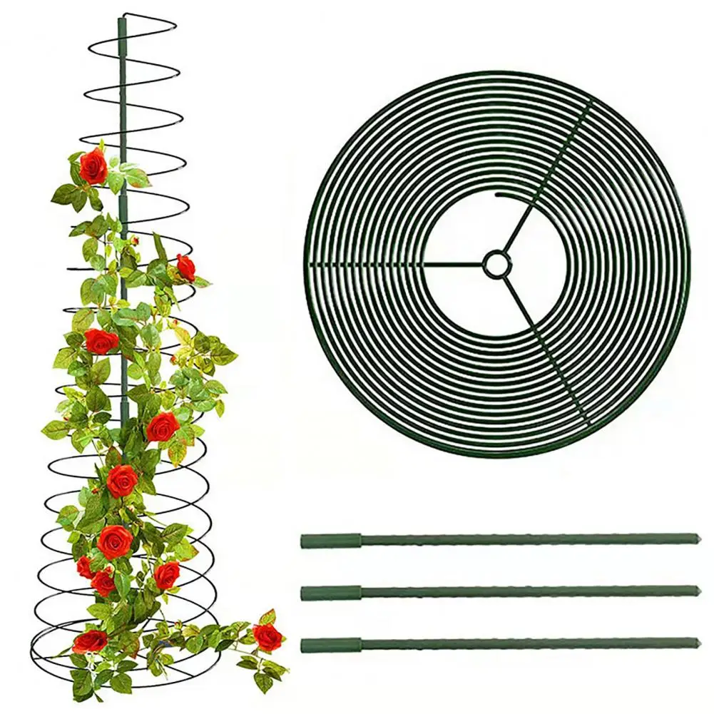 

Plant Support Stand Novel Plant Stand Design Durable Metal Spiral Plant Trellis Stable Support for Indoor/outdoor for Vines