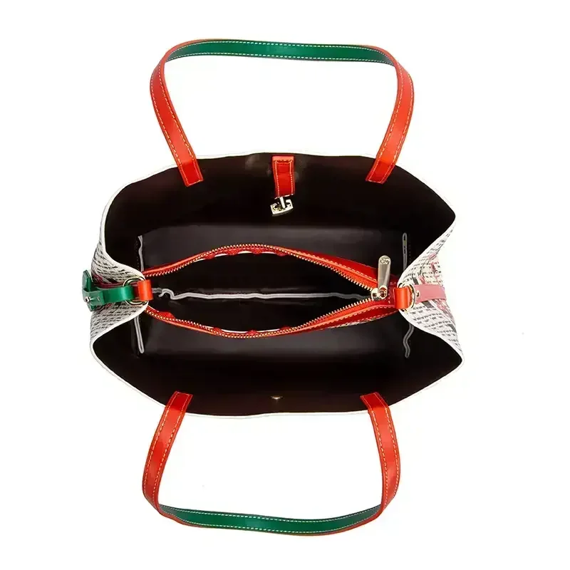 CH حقيبة كتف السيدات الفاخرة سعة كبيرة دلو حقيبة 2...