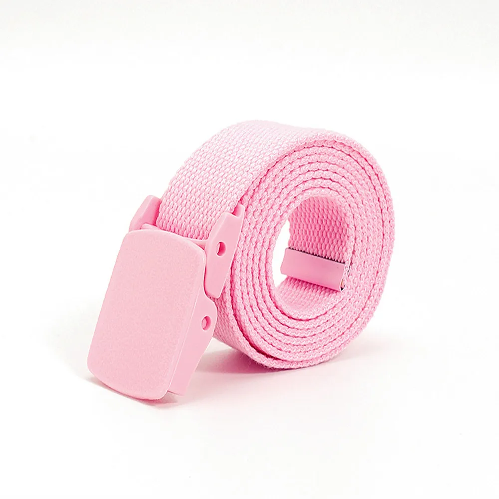 Vibrant Unisex Nylon Canvas Fashion Belt - Trendy Casual Accessory