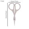 1Pcs Cuticle Scissors Stainless Steel Curved Blade Small Scissors Trimming The Fingernails Eyebrow Eyelash Dry Skin Nail Scissor 6