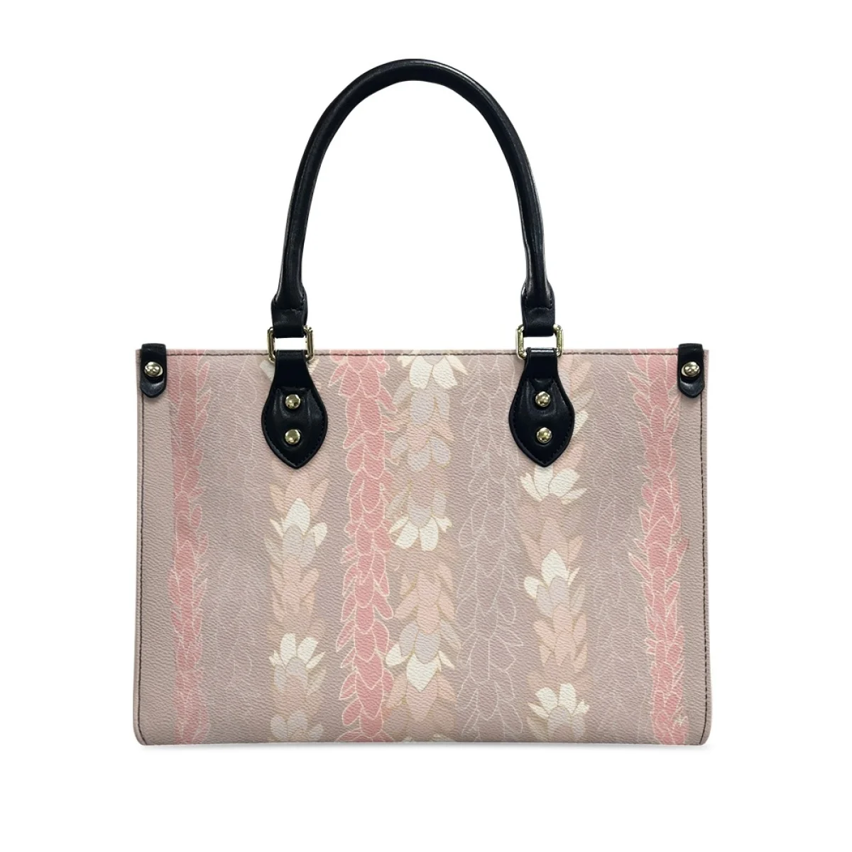 Puakenikeni Lei Handbags for Women 2024 Drop Ship Hawaii Luxury PU Leather Female Shoulder Bags Totes Large Capacity Bolsa Mujer