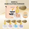 Diamond Shimmering Multi-Color Brightening Glitter Spray High Gloss Face Body Powder High Glitter Spray Powder Makeup Cosmetics 4