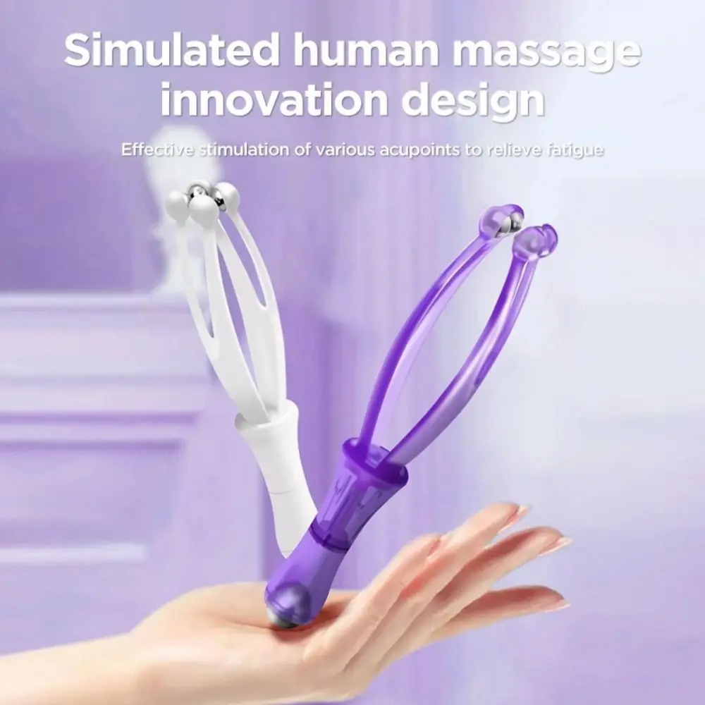 360 Degree Finger Roller Massager Rolling Steel Ball Comfortable Grip Finger Care Tools Anti-slip Muscle Relaxation