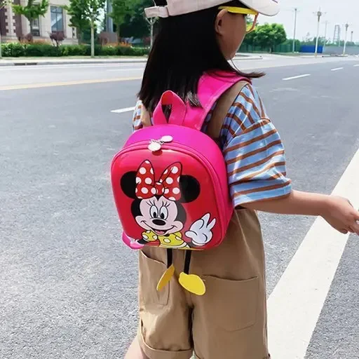 Kindergarten Baby Disney Schoolbag Fashion Kids Backpack Cute Cartoon Mickey Small School Bag Boys And Girls Hardshell Bags 2