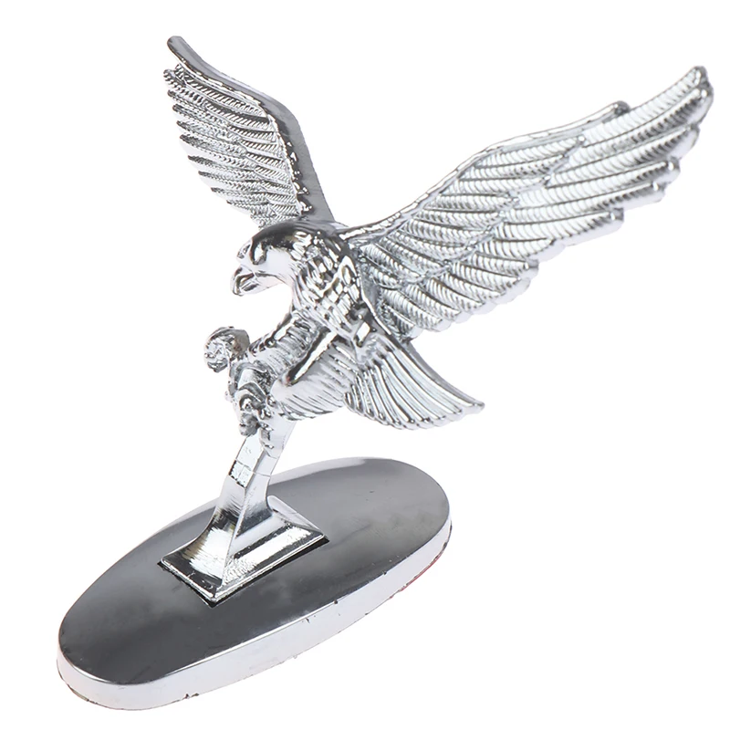 

Auto Car Front Ornament Emblem Angel Eagle Cover Chrome 3D For HoodSticker Decoration Badge