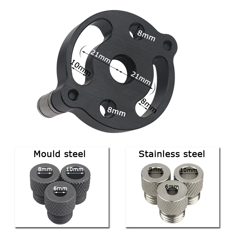 수직 Doweling Jig 3-10mm 목공 구멍 펀처 DIY 가구 연결 도구 용 셀프 센터링 드릴 가이드 로케이터