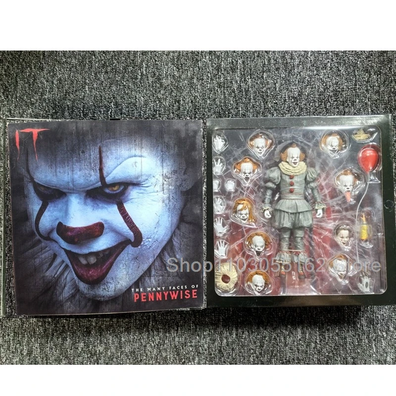 NECA The Many Faces Of Pennywise Action Figure Change Face