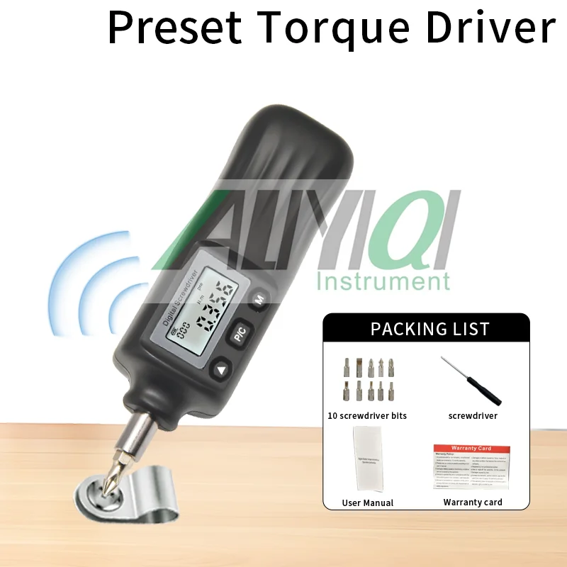 

ANS-P-2 1/4Preset Torque Screwdriver Torque Screwdriver Adjustable Idle Slip Torque Wrench Dynamometer Batch Head Torque Meter