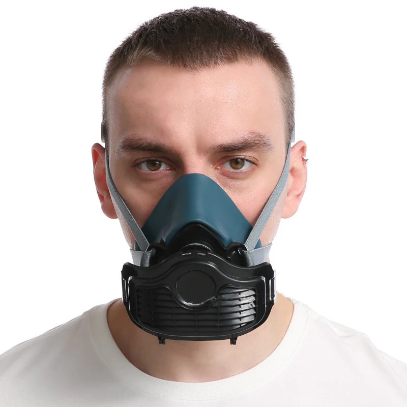 Silicone Dustproof Respirator with Protective Goggles