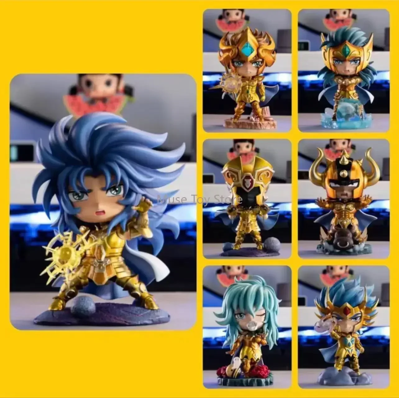 SAINT SEIYA FIGURINES 12 Chevaliers D'or signes Zodiaque MANGA EUR 78