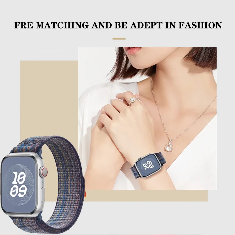 Premium Nylon Sport Strap for Apple Watch – Versatile & Durable Band Loop