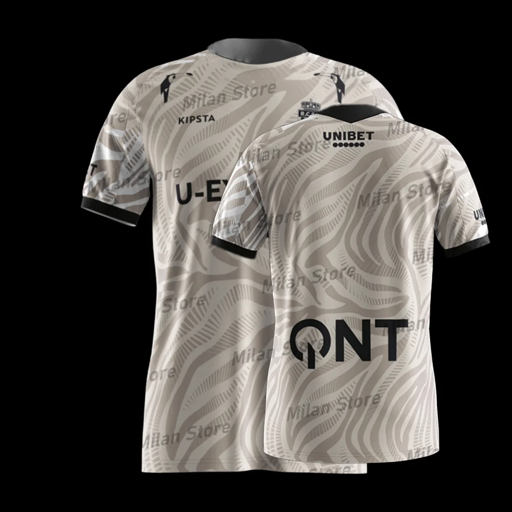 T Shirt For Men Football Jersey Belgium O-Neck Quick Drying Charleroi Kit Design 25-26 Jersey Training Kit Adult/KID