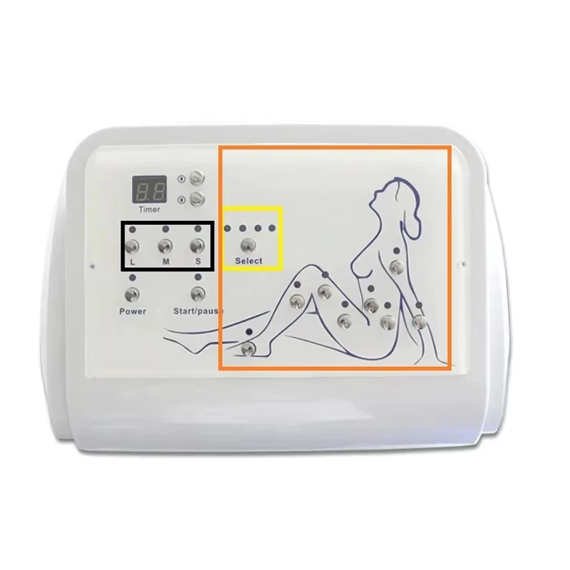 Air Wave Pressure Lymphatic Drainage Vacuum Therapy Pressotherapy Machine Muscle Relax Leg Waist Body Massage Air Compression 4