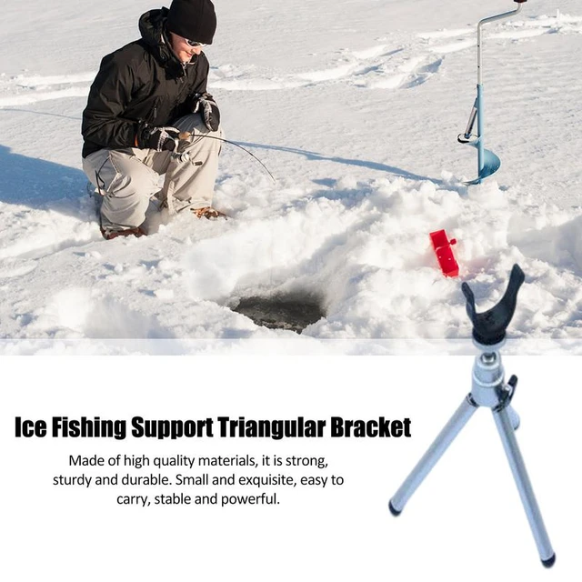 Ice Fishing Tripod Stand Fishing Pole Tripod Bracket Aluminum Alloy  Portable Folding Fishing Rod Holder For Ice Fishing - AliExpress