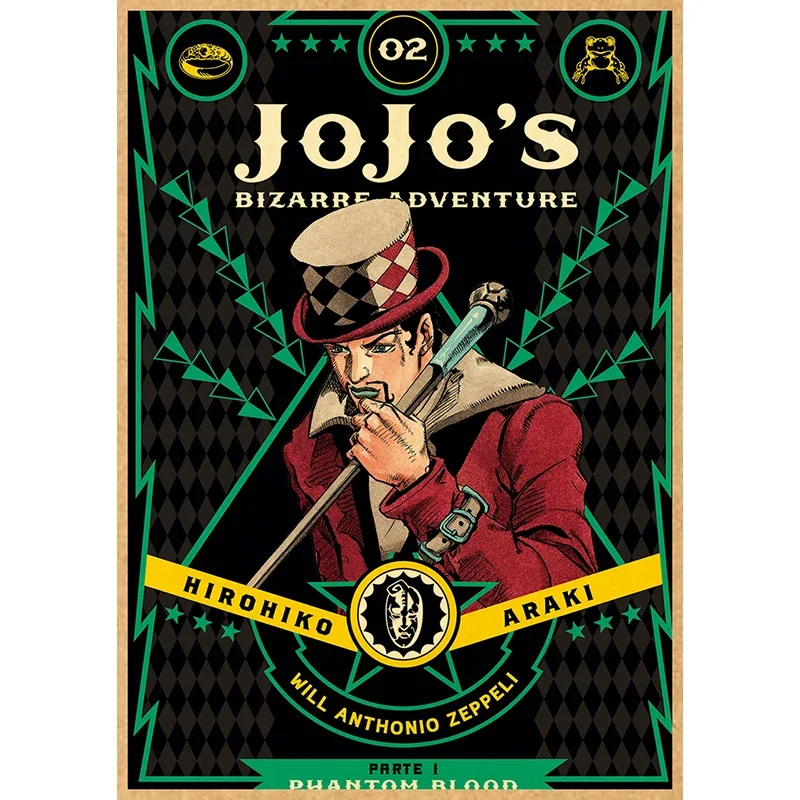 JOJO Posters Vintage Anime Poster JoJos Bizarre Adventure Animation Canvas Painting Wall Art Decoration Kawaii Room Decor vintage art poster anime wall poster vintage wall art canvas wall art wall art print art paper poster