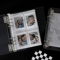 A5 Acrylic Transparent Photo Card Binder, DIY Detachable Binder, Loose-leaf Photo Album, 6 Hole Acrylic Album Kpop Binder 5