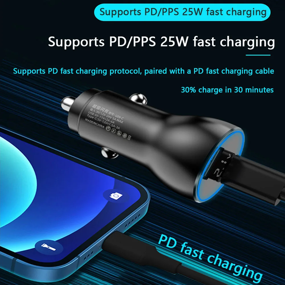 Fast Charging Dual USB Car Charger for Phones