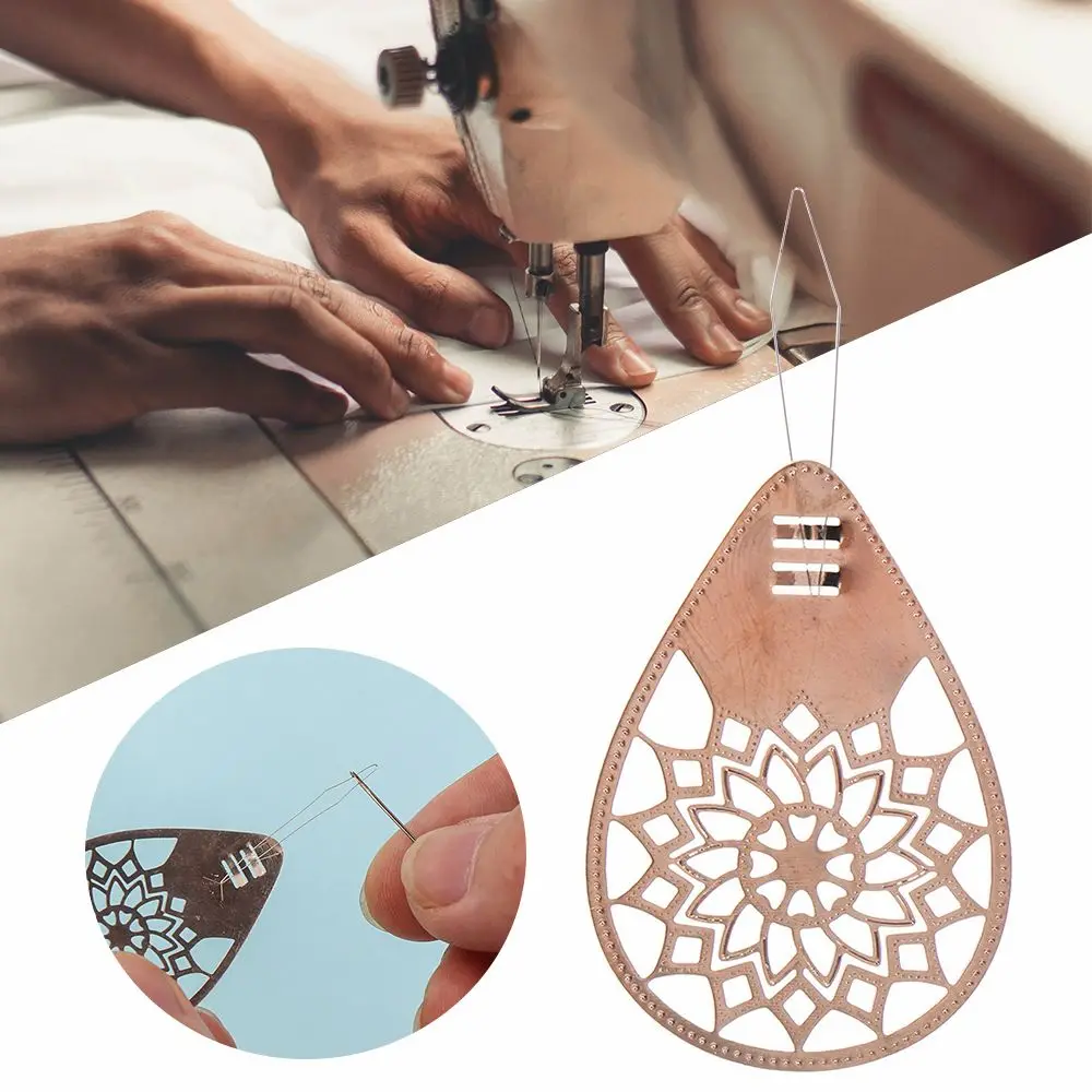 Copper Needle Threader Tool for Sewing
