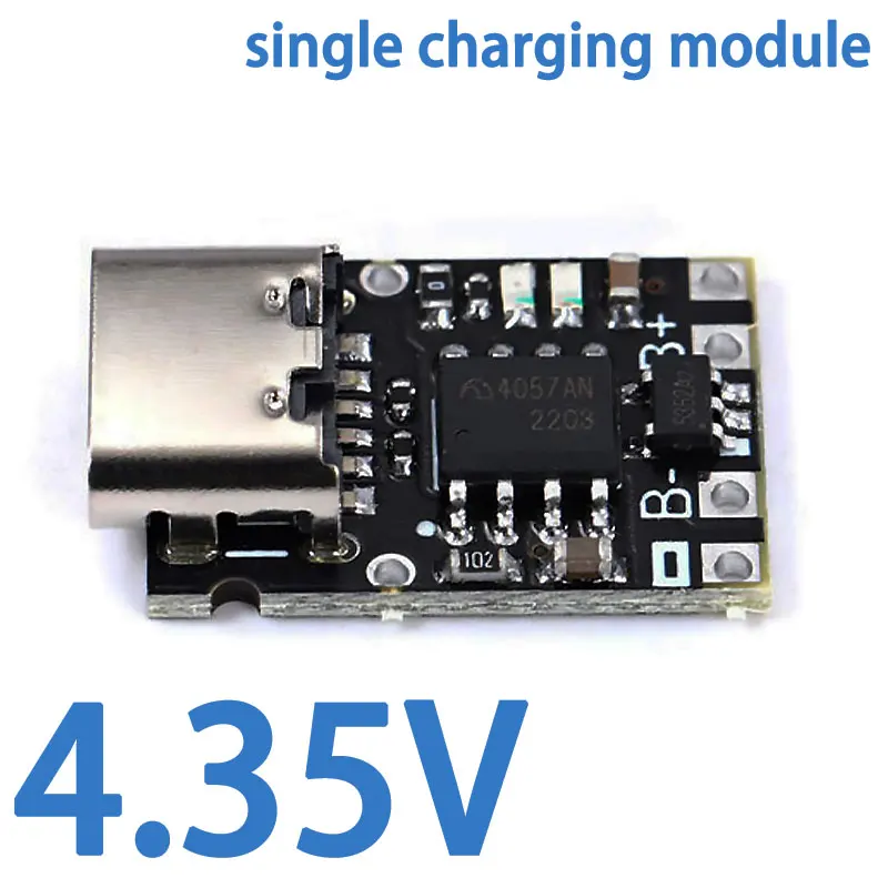 Plusieurs modules de charge batterie lithium 5V 3.7V 4.2V 18650 type-c protection disposés en rangée, évoquant un lot de 20-29 pièces.
