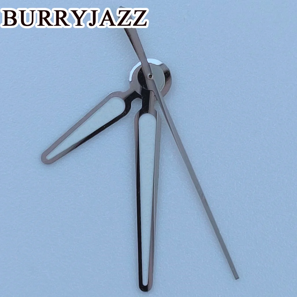 BURRYJAZZ NH35 NH36 NH38 7S26 7S36 4R35 4R36 Uhrzeiger Schwarz Silber Gold Roségold Zeiger Grün Leuchtend – Detail 9