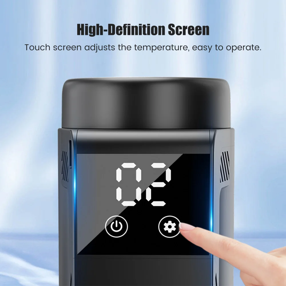 Custodia da viaggio per refrigeratore per insulina 2~18 ℃ Dispositivo di raffreddamento per diabetici per farmaci da viaggio con display della temperatura, organizer per medicinali refrigerato - immagine 4