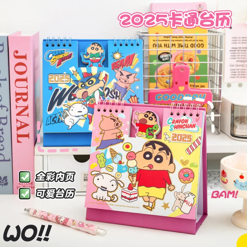 Desk Calendar Crayon Shin Chan Concave Convex Cartoon Ornament Plan Book