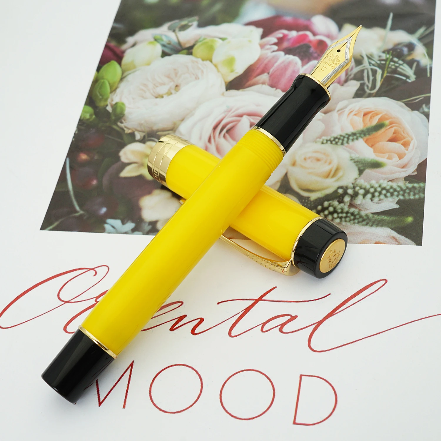 Jinhao Centennial Fountain Pen Jinhao 9056 Natural Wood Fountain - Main Image