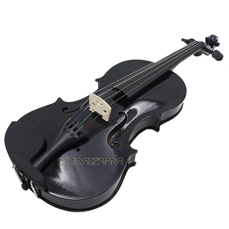 4/4 Full Size Acoustic Violin Basswood Multicolor Optional Fiddle for Beginners Professional Musical Instrument