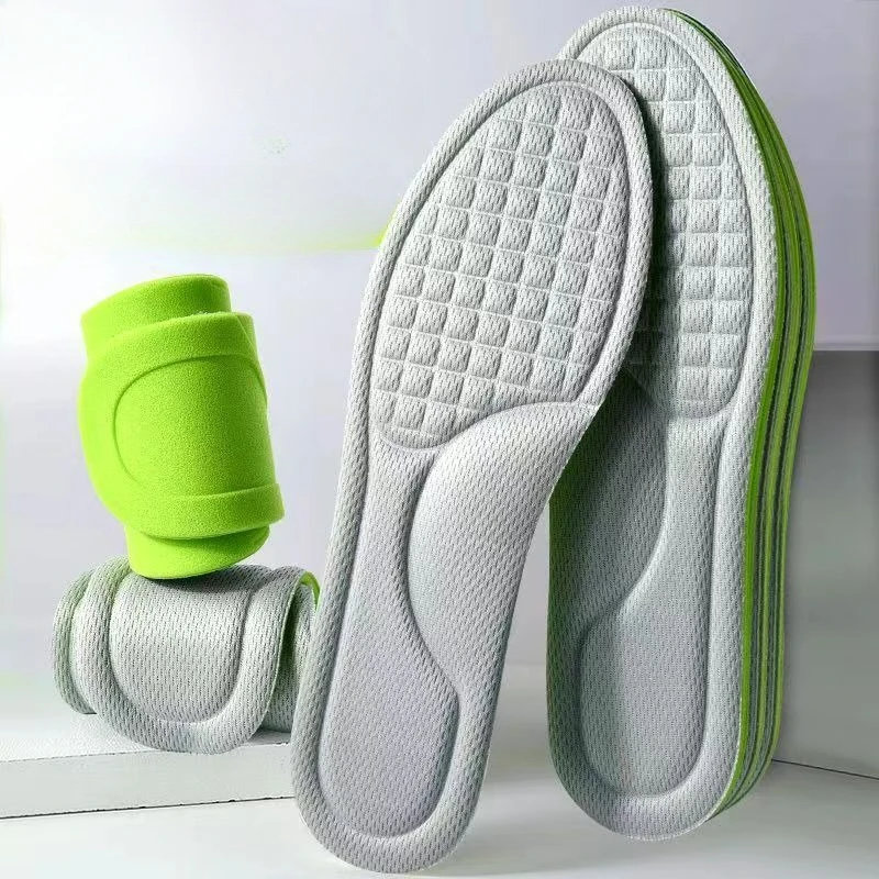 thumbnail image 5 of Plantillas ortopédicas de espuma viscoelástica suave unisex, 2/10 unidades, transpirables, desodorizantes, para calzado deportivo, antisudor y antibacterias, 5 of 5