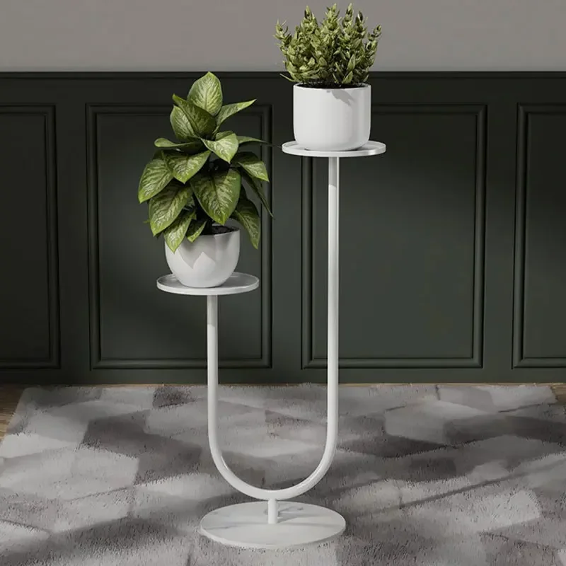 Creative Metal Floor Stand Flower Rack Flowerpot Vases Holder Decorative Planters for Plants Display Shelves Balcony Furniture