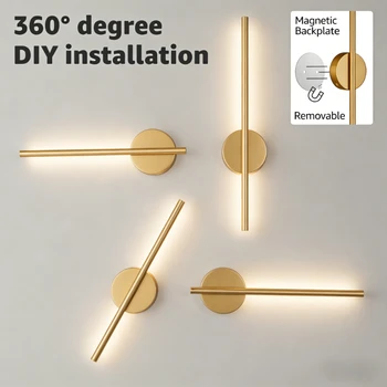 Wireless Rechargeable LED Wall Sconce 1