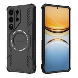 Magnetic Armor Case with Mag - safe and Heat Dissipation Shell - Galaxy A27 (Black)