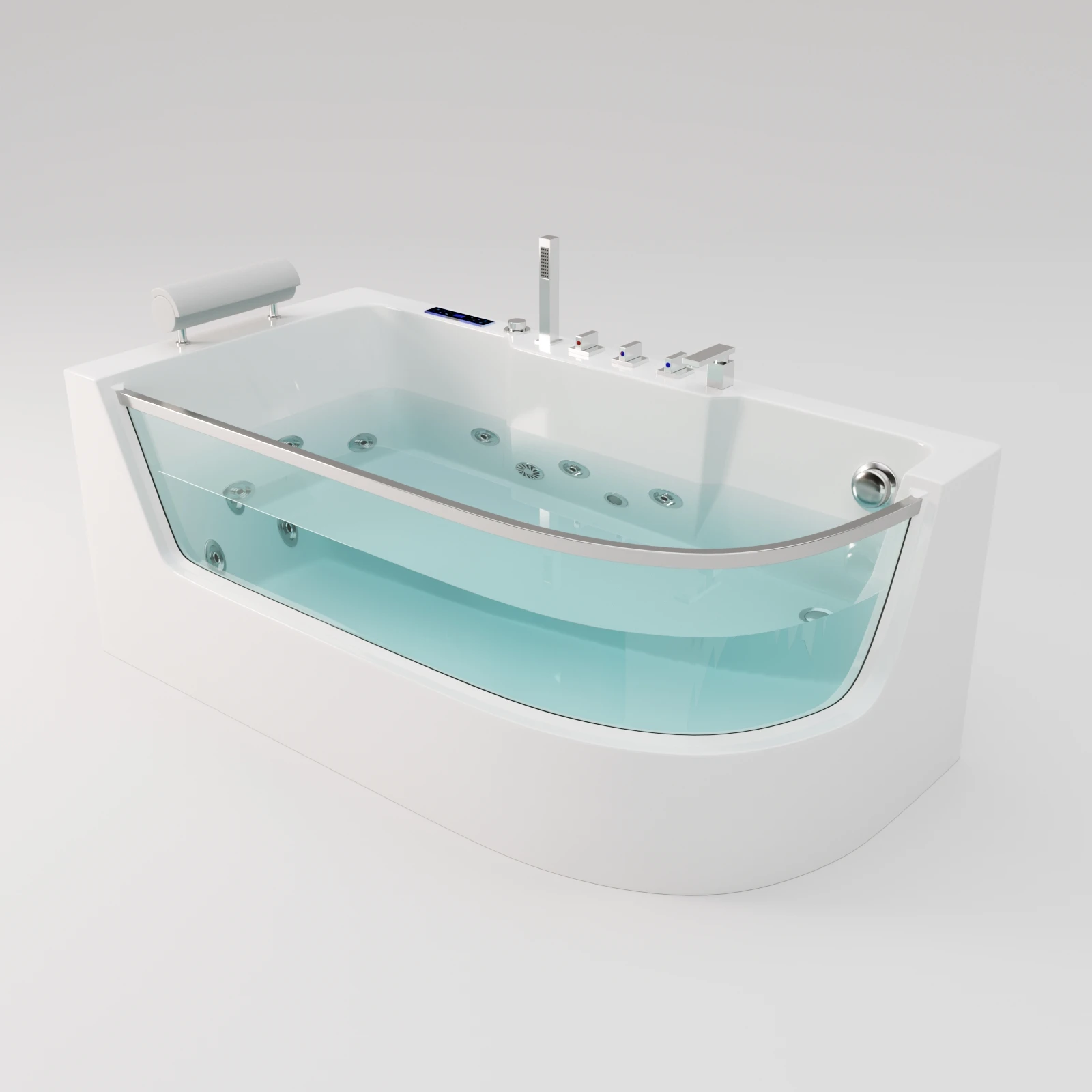 Enjoyable And Relaxed Acrylic Whirlpool Massage Bathtub