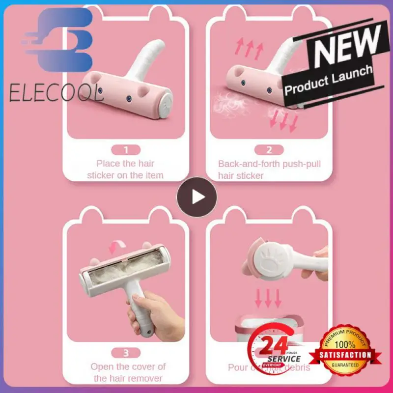 

Роликовая щетка для удаления шерсти домашних животных, эффективная долговечная удобная для домашних животных, средство для красоты домашних животных, Инновационное средство для удаления шерсти кошек