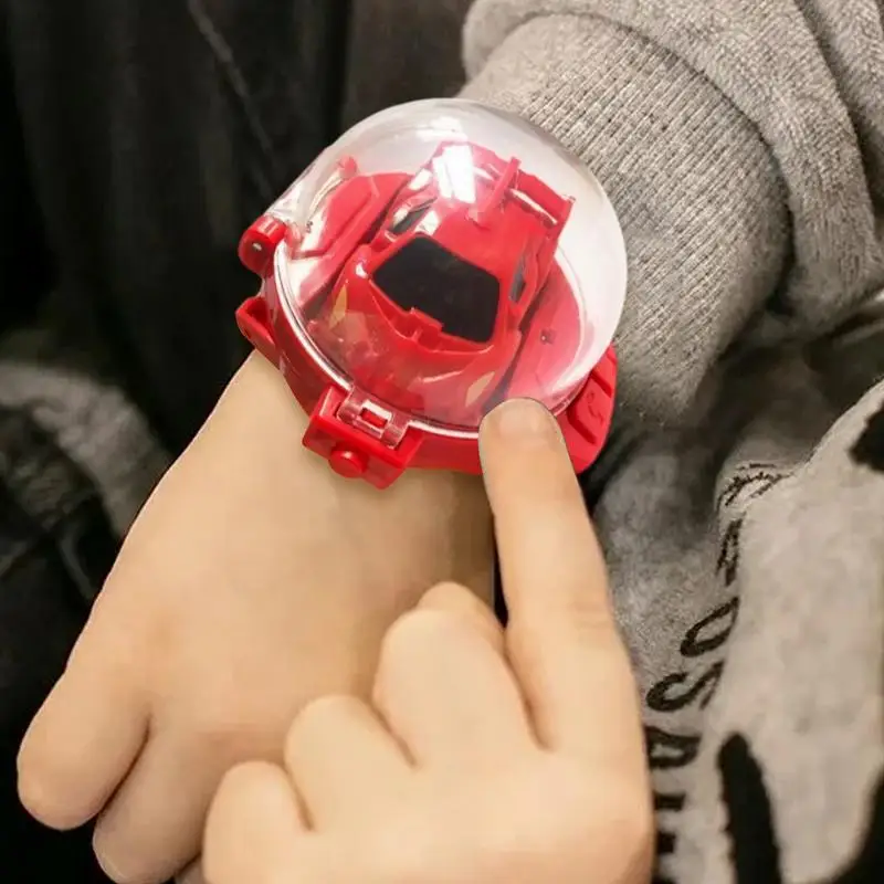 Wrist Controlled RC Car RC Watch Racing Car USB Charging Remote Control Toy 2.4GHz Small Wrist Remote Control Car For Teens Boys 3